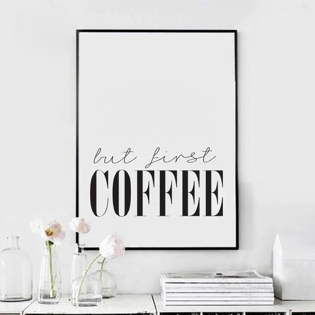 But first coffee poster (Aliexpressz)